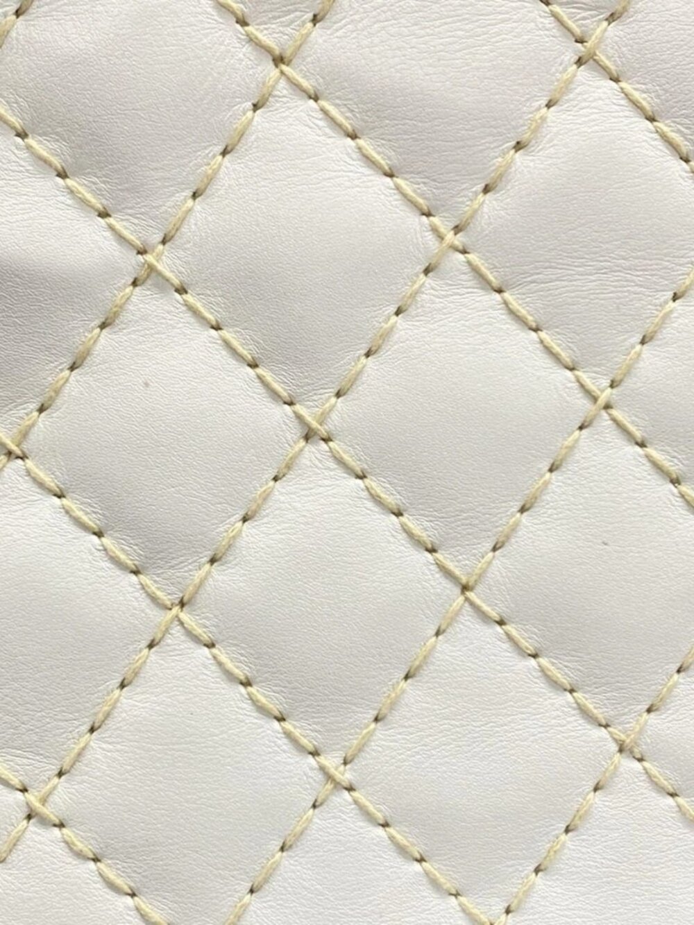 CHANEL Wild Stitch / Matelasse White Leather Shoulder Bag gold hardware - Picture 13 of 15
